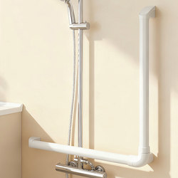 Japanese-Style Resin Bathroom Handrails for Elderly, Barrier-Free Bathroom for Disabled, Anti-Fall Toilet Safety Grab Bars