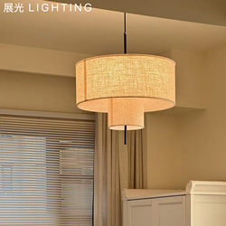 Wabi-Sabi Style Medieval Bedroom Chandelier Designer B&B Atmosphere Restaurant Fabric Lamps