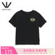 Boy By Boy Summer Fashion Brand Women's Knitted Short-Sleeve T-Shirt Punk Street Loose Casual Simple W01028