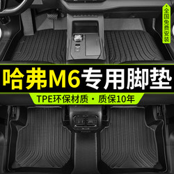 Specially Designed for Great Wall Haval M6 Full Coverage Tpe Car Floor Mats, Waterproof, 17-19 Models, 21-23 Haval M6Plus
