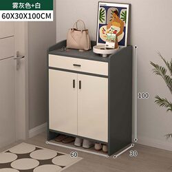 Light Luxury Shoe Cabinet Home Door Entry Storage 2023 New Popular Storage Cabinet Wall-Mounted Entrance Integrated Cabinet Shoe Rack