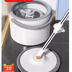 2024 New Model Spin Mop for Cleaning and Separating Dirt, Lazy Household Mop, One-Sweep Clean, Automatic Spin, Single Bucket