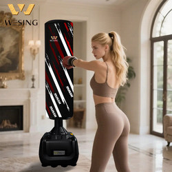 Jiurishan Sandbag Vertical Boxing and Martial Arts Free Fighting Sandbag Boxing Bag Home Training Equipment for Adults and Children