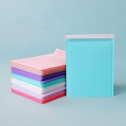 Matte Pink Co-Extruded Film Bubble Bag Self-Adhesive Bag Express Colorful Bubble Bag Packaging Envelope Bag Black Bubble Bag