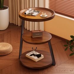 Home Side Table, Living Room Sofa Side Cabinet, 2025 New Model, Movable Coffee Table, Small Table, Storage Rack, Corner Table, Bedside Table