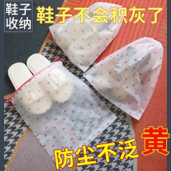 Portable Shoe Storage Bag with Drawstring, Cute, ins Travel-Friendly, Dustproof, Moisture-Proof, Drawstring Closure for Packing and Moving