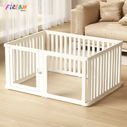 Dog Fence Indoor Panoramic Transparent Acrylic Splicing Isolation Fence Visible Pet Dog Cage for Home Use Small Dogs