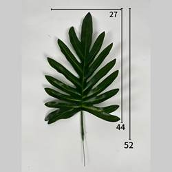 Imitation artificial plant leaves, large imitation leaves, iron wire rain, imitation green plants CY8001 accessories spring number decorative back