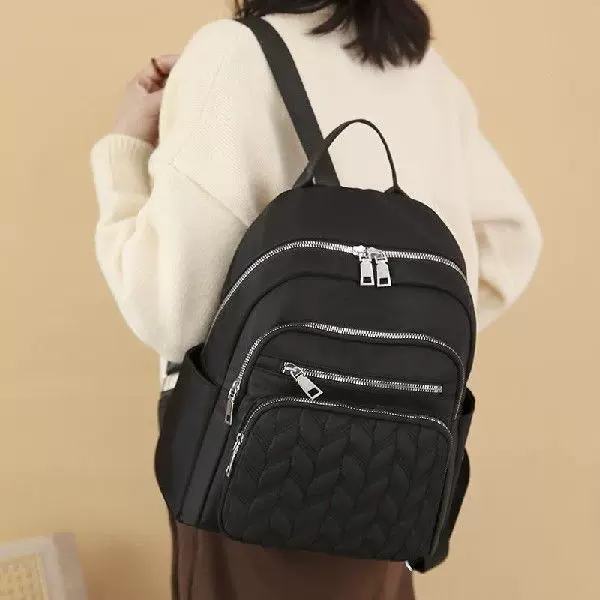 Casual Oxford Backpack Women Waterproof School Bag Quality L-Taobao