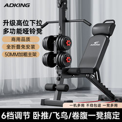 Dumbbell Bench Sit-Up Assist Device Home Fitness Equipment Multifunctional Fly Bird Commercial Men's Barbell Bench Press Chair