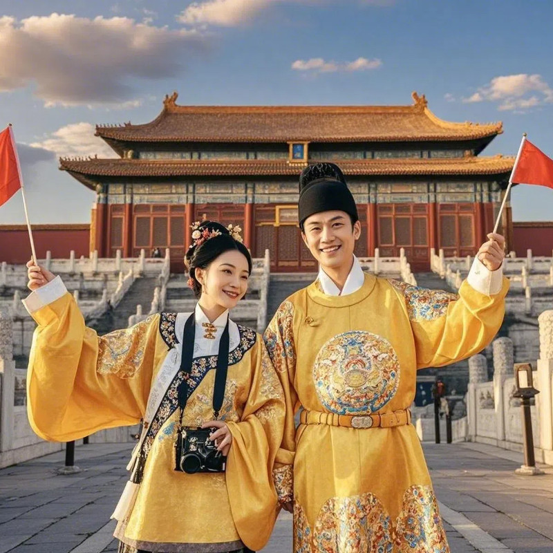 北京6天5晚专车私家团住希尔顿+故宫+环球影城+八达岭长城+圆明园