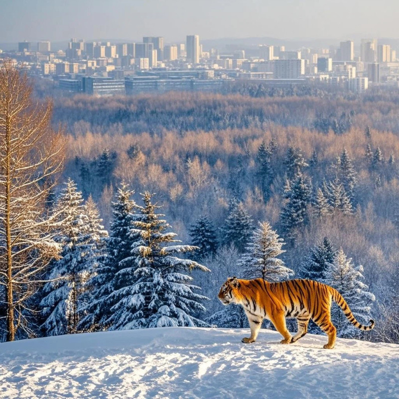 长白山延吉哈尔滨5天4晚专车游住四钻冰雪大世界北坡天池魔界漂流