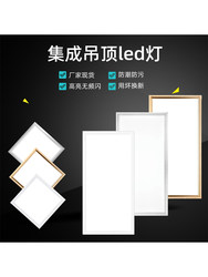 Ultra-Bright Panel Light for Kitchen and Bathroom, Led Flat Panel Light 30×30, Integrated Ceiling Light 300X600