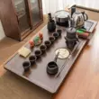 Bộ ấm trà hoàn toàn tự động bàn pha trà đa năng tại nhà đơn giản phòng khách thoát nước kung fu cát tím trà đạo trà biển khay trà bàn pha trà điện