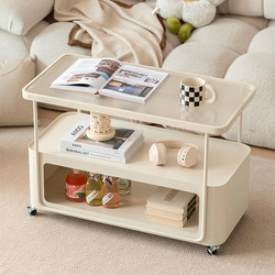 New Model of Movable Sofa Side Table for Living Room, Small Trolley, Balcony Small Coffee Table, Iron Art Corner Table, Side Bedside Snack Cabinet