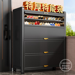 Steel Shoe Cabinet for Home Use, 2026 New Model, Dust-Proof Shoe Rack for Entryway, Multi-Layer Large Capacity Storage Cabinet for Bedroom and Balcony