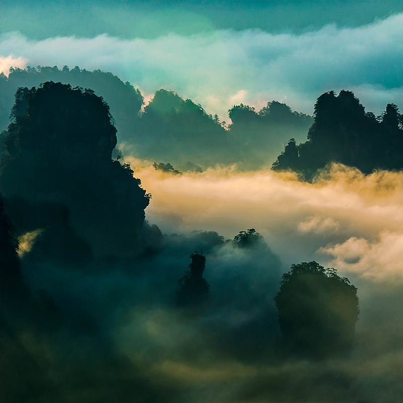 湖南张家界旅游3天2晚纯玩黄龙洞天门山玻璃栈道森林公园跟团游