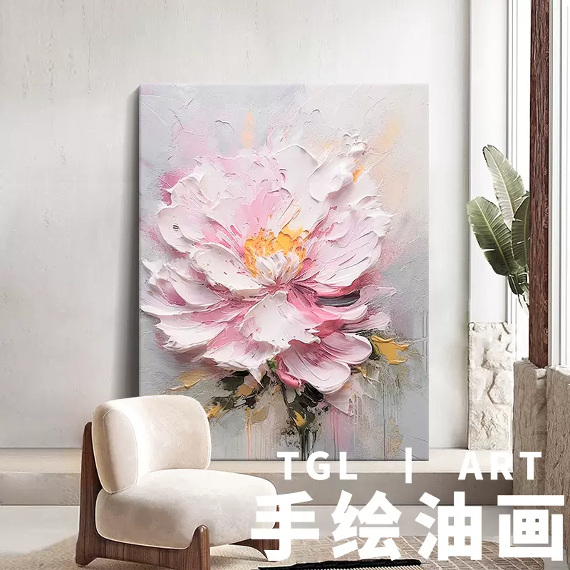 国内正規品限定 油絵の純粋な手描きの植物と花 花卉掛画0