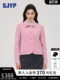 Korean SJYP Temperament Lapel Wool Double-sided Tweed Jacket Short Top
