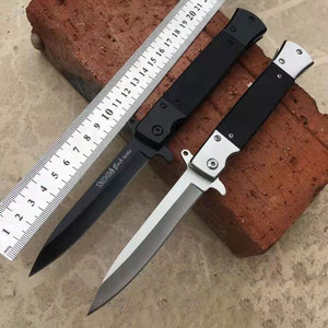 Swiss Army Knife Fruit Knife Swing Knife Anti -Cold Weapon Wild Small Knife Folding Blade Blade Folding Knife No Locking Knife
