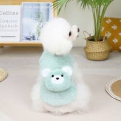 2022 Polar Bear Velvet Vest Pet Supplies Warm Supplies Autumn and Winter Dog Clothing