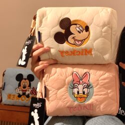 Authentic Disney Portable Cosmetic Bag for Women, Large Capacity 2026 New Toiletry Bag, Travel Storage Bag
