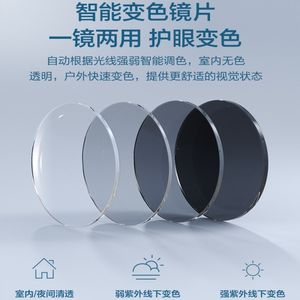 
A pair of customized 1.6 aspherical anti-blue light 1.67 presbyopia 1.7 ultra-thin myopia lenses fitted with lenses