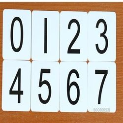 Number card kindergarten Montessori teaching aids 1 to 100 one to one hundred 1 to 20Q teaching aids large size one word recognition card 10