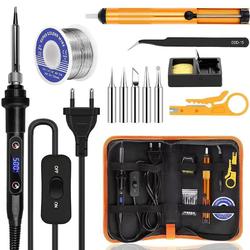 Adjustable Soldering Iron Set 80W Digital Display Electric Soldering Iron Set