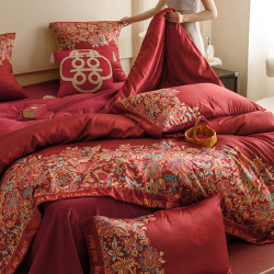 wedding bedding four-piece complete set