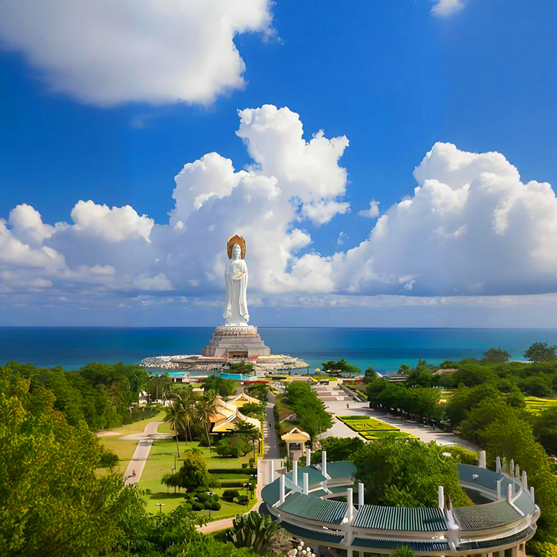 海南海口三亚一地5天4晚蜈支洲南山亚龙湾沙滩全陪班纯玩跟团游