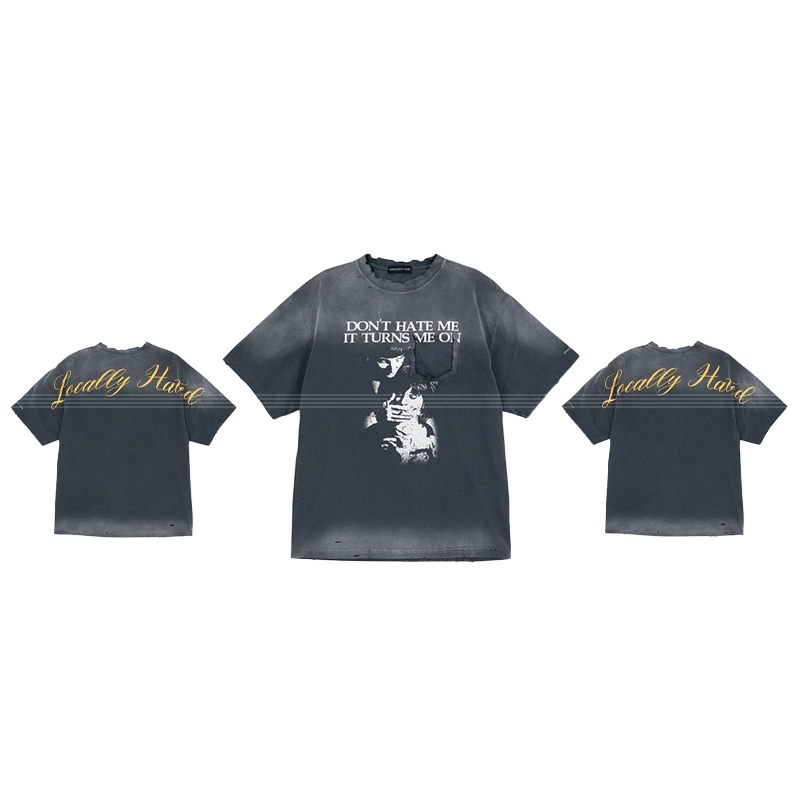 GRAILZ PROJECT /GR ストライプデザイン ネイビーシャツ 1