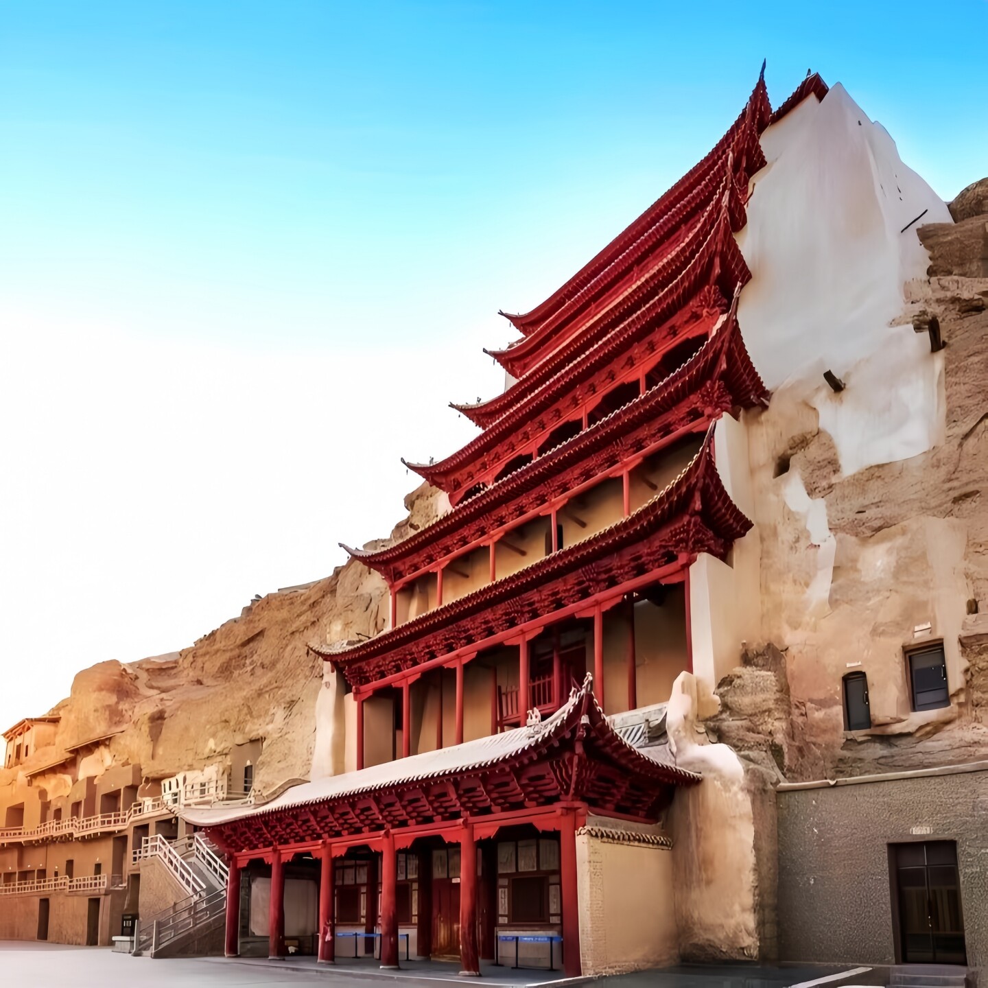 甘肃纯玩 兰州张掖嘉峪关敦煌4日游 七彩丹霞莫高窟月牙泉雅丹