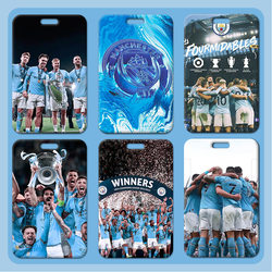 Yingchao Manchester City Card Set Campus Card Student Meal Card School Badge Badge Bus Card Small Car Pass Work Id Protective Cover