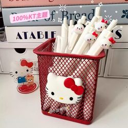 Cute Pen Holder Storage, American Retro High-End Iron Art, Student Desktop Office, High-Value Stationery Storage Bucket