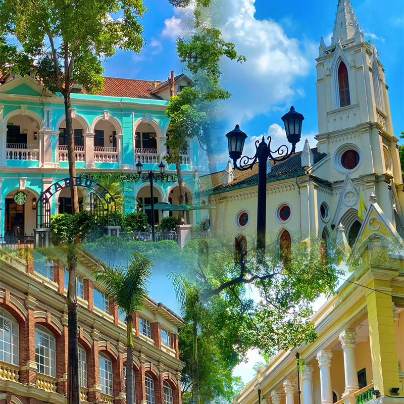 橄榄游 广州沙面岛讲解2小时深度人工金牌导游大咖讲解亲子纯玩团