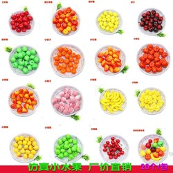 Simulated Small Fruits, Mini Fruits, Small Apples and Oranges, Kindergarten Teaching Props, Photography Props, Fruits