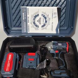 Blue Bird High Torque Brushless Electric Wrench Lithium Impact Woodworking Power Tool Auto Repair Powerful Rack Worker Wind Cannon
