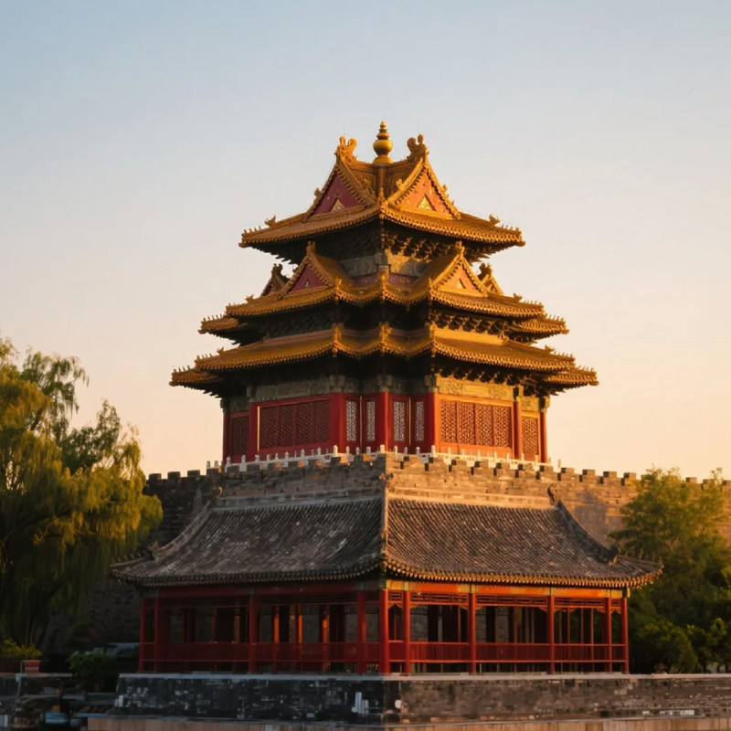 北京八达岭长城天安门国旗故宫8天7晚自由行