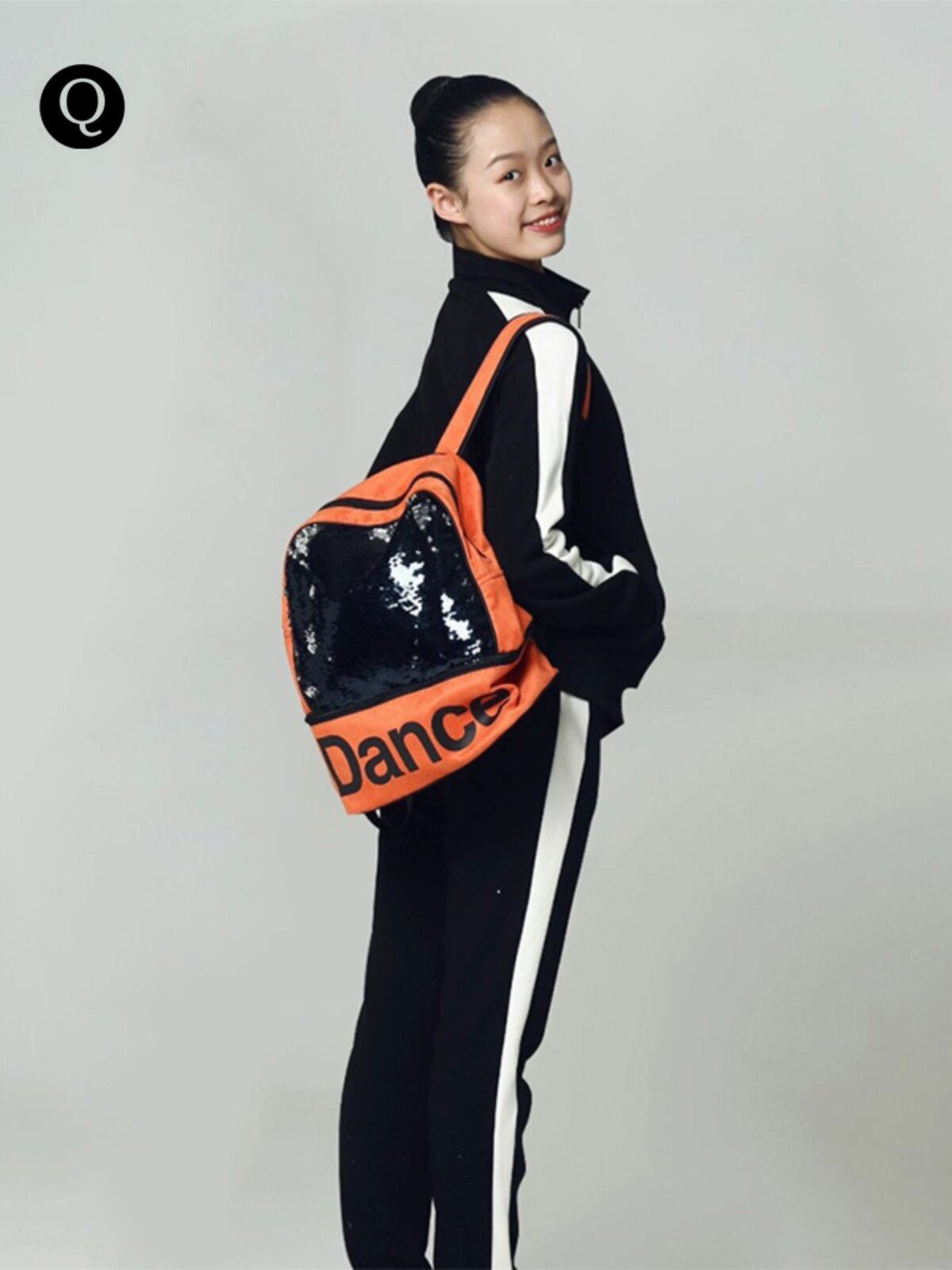 Qingqing Dance Sequin Backpack - Dance Bag for Ballet & Clothes