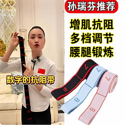 Sun Ruifen Recommends Digital Resistance Bands for Muscle Building, Durable Fitness Resistance Bands for Elderly Adults, Specifically for Dance Training