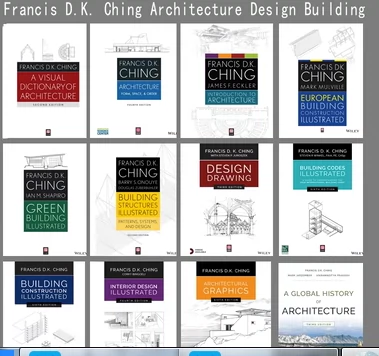 Francis D.K Ching architecture design building 12本電子版PDF-Taobao