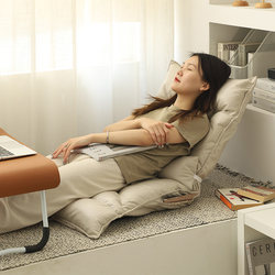 Reclining and Sleeping Lazy Sofa, Dormitory Backrest Chair, Bedroom Foldable Sofa, Balcony Bay Window Tatami Recliner