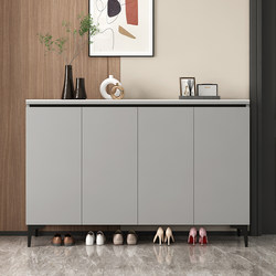 New 2024 Popular Slate Shoe Cabinet for Home Entrance Light Luxury Style Large Capacity Shoe Rack Storage Cabinet Entry Entrance Cabinet