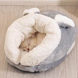 Winter Warm Mattress for All Seasons, Semi-Enclosed, Removable and Washable, Pet Supplies for Kittens