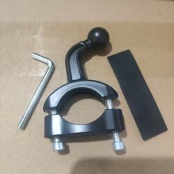 Universal Electric Bicycle Modification Accessories Motorcycle Riding Delivery Phone Holder Handlebar Base 17mm Ball Head