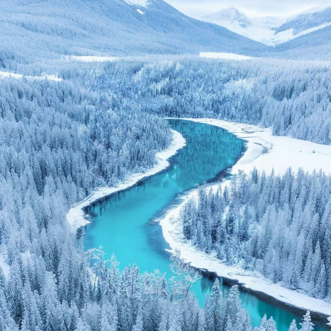 【大七座.吉克普林嗨玩滑雪】阿勒泰5日梦幻喀纳斯禾木村