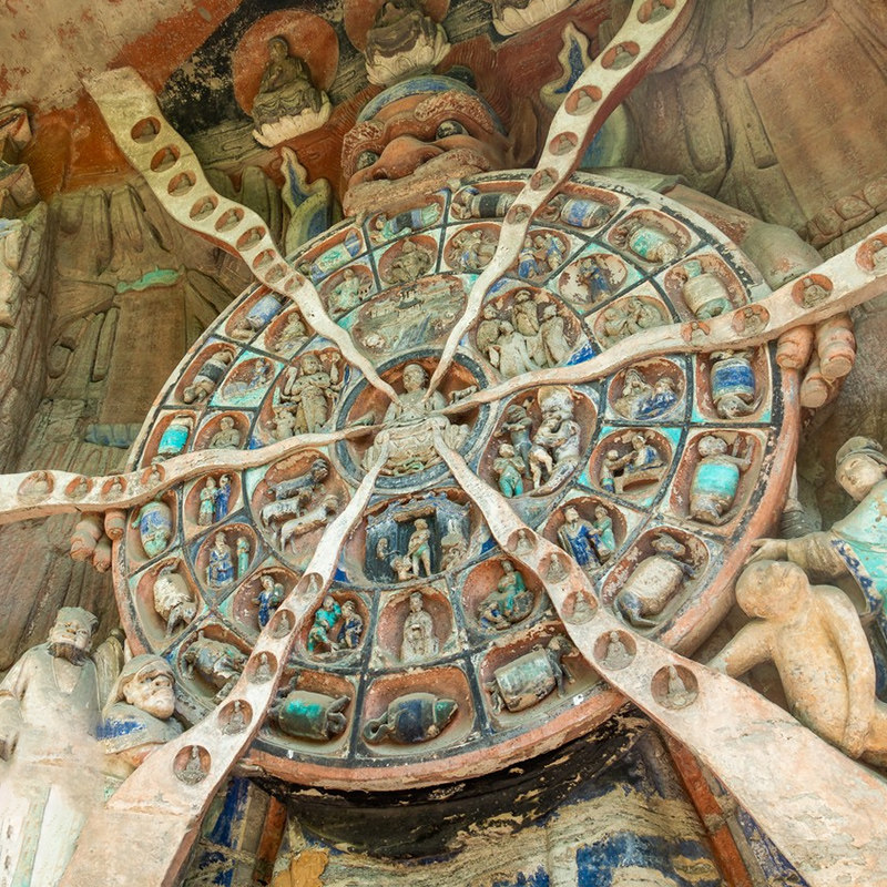 9点晚出发 重庆大足石刻一日游宝顶山北山博物馆 3场精讲纯玩小团