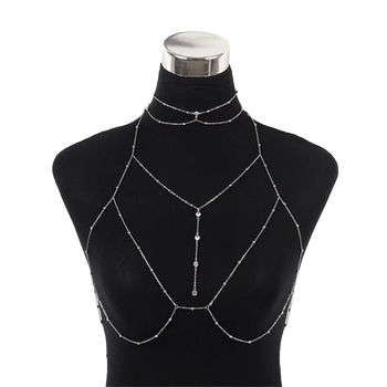 Chest chain men's body chain large size sexy sexy high-end
