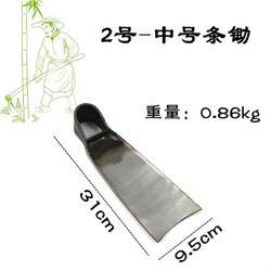 Manganese steel thickened agricultural digging soil plowing weeding hoe artifact agricultural tools loose soil planting vegetables digging bamboo shoots special tools